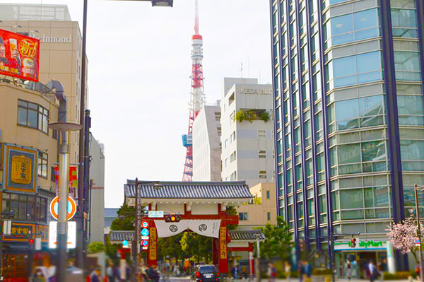 芝大門の交差点