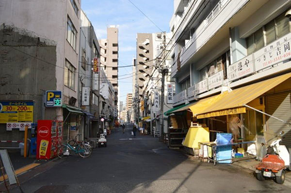 築地の街並み