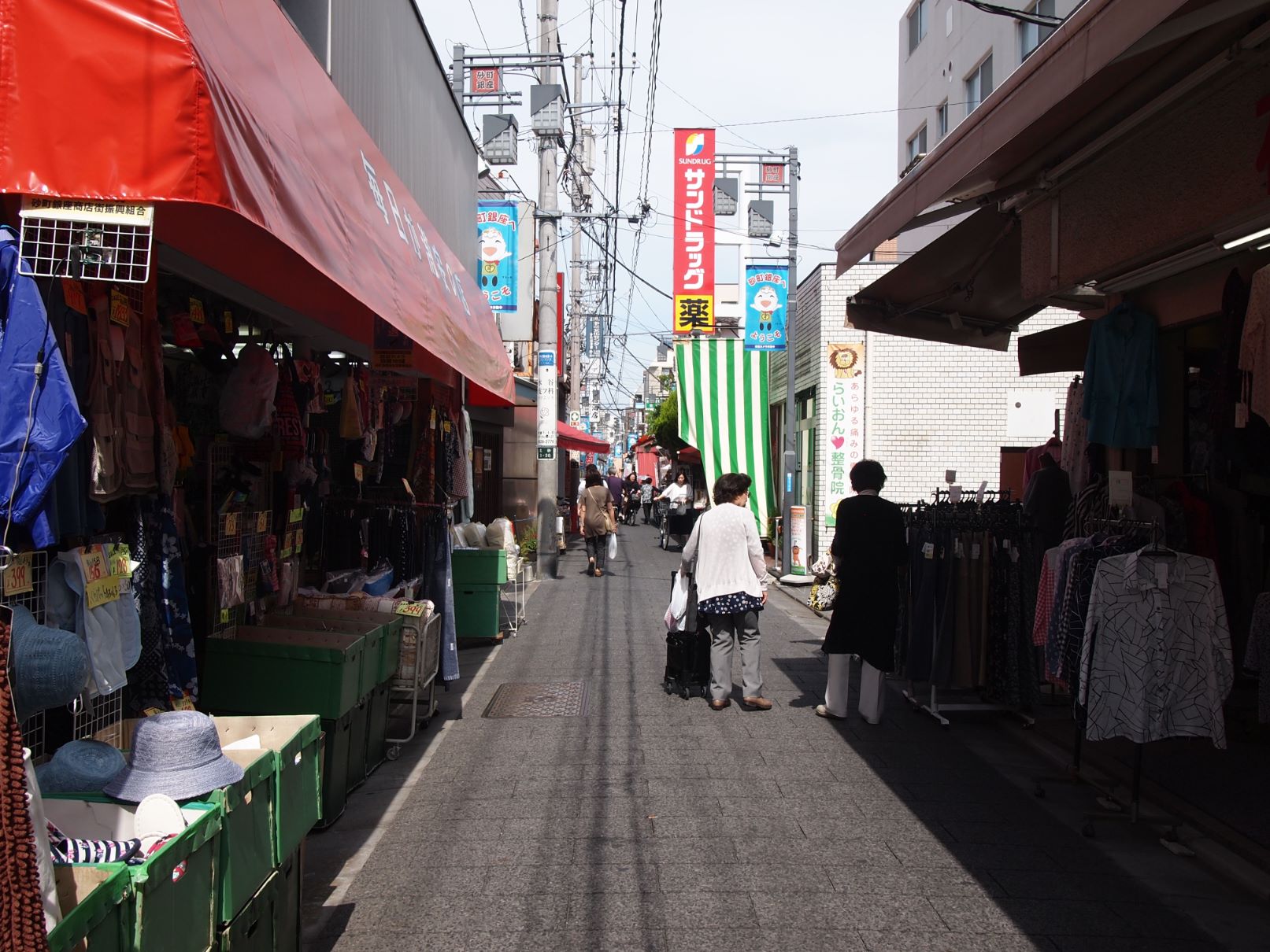 砂町銀座商店会の風情を感じる商店街