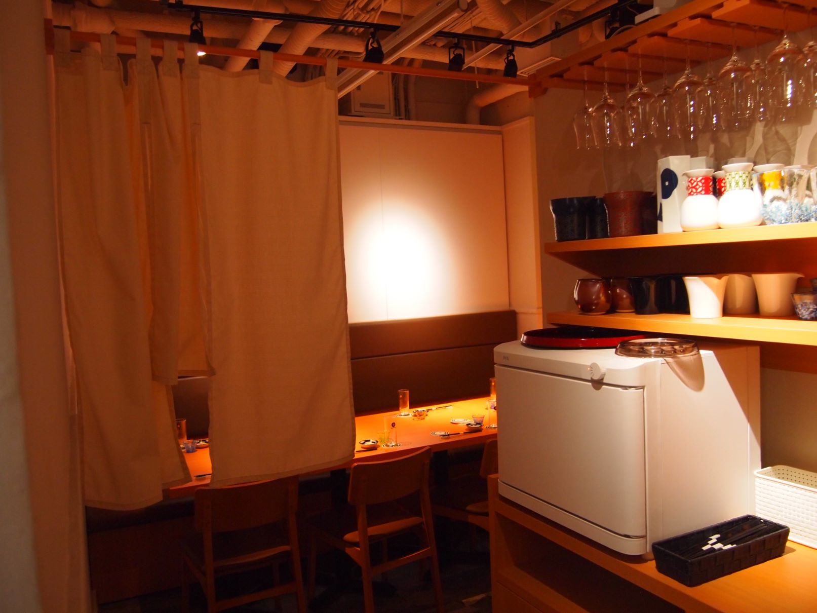 和食屋の個室